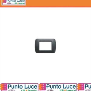 bticino-livinglight-l4803nn-placca-3-moduli-nikel-nero