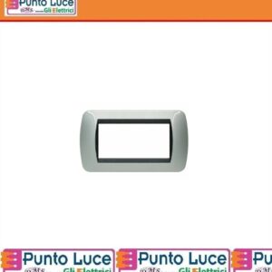 bticino-l4804al-placca-4-moduli-alluminio