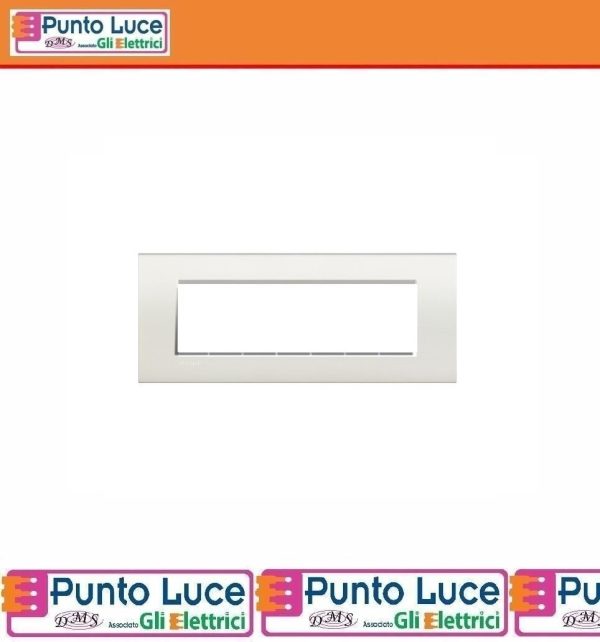 bticino-lna4807bi-placca-quadra-7-moduli-bianca