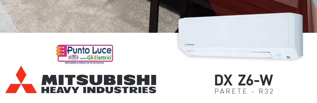Scopri i climatizzatori Mitsubishi DX Z6-W